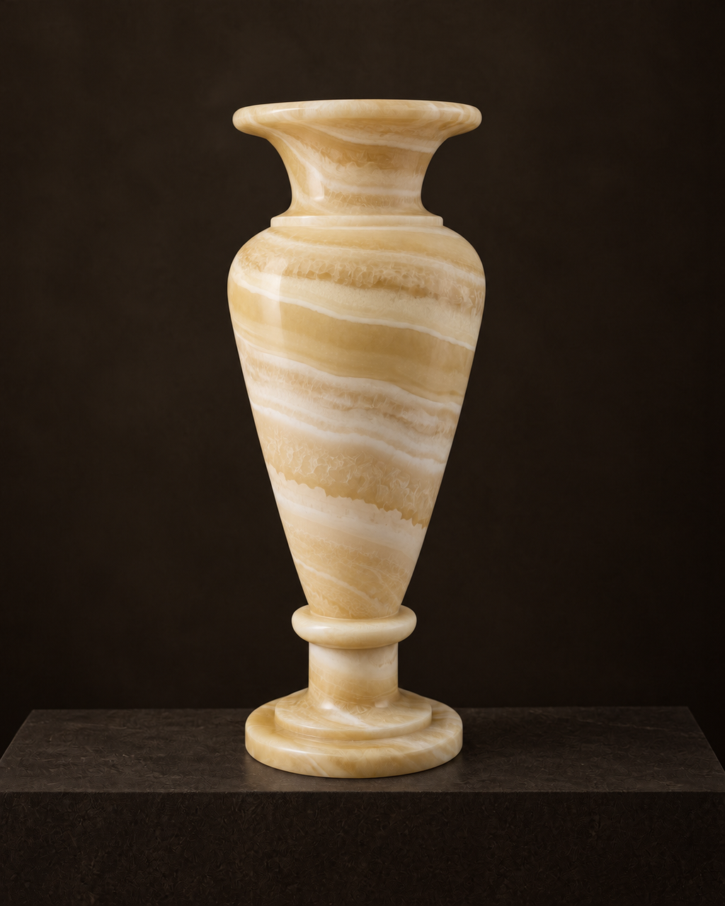 Amber Luminary Vase
