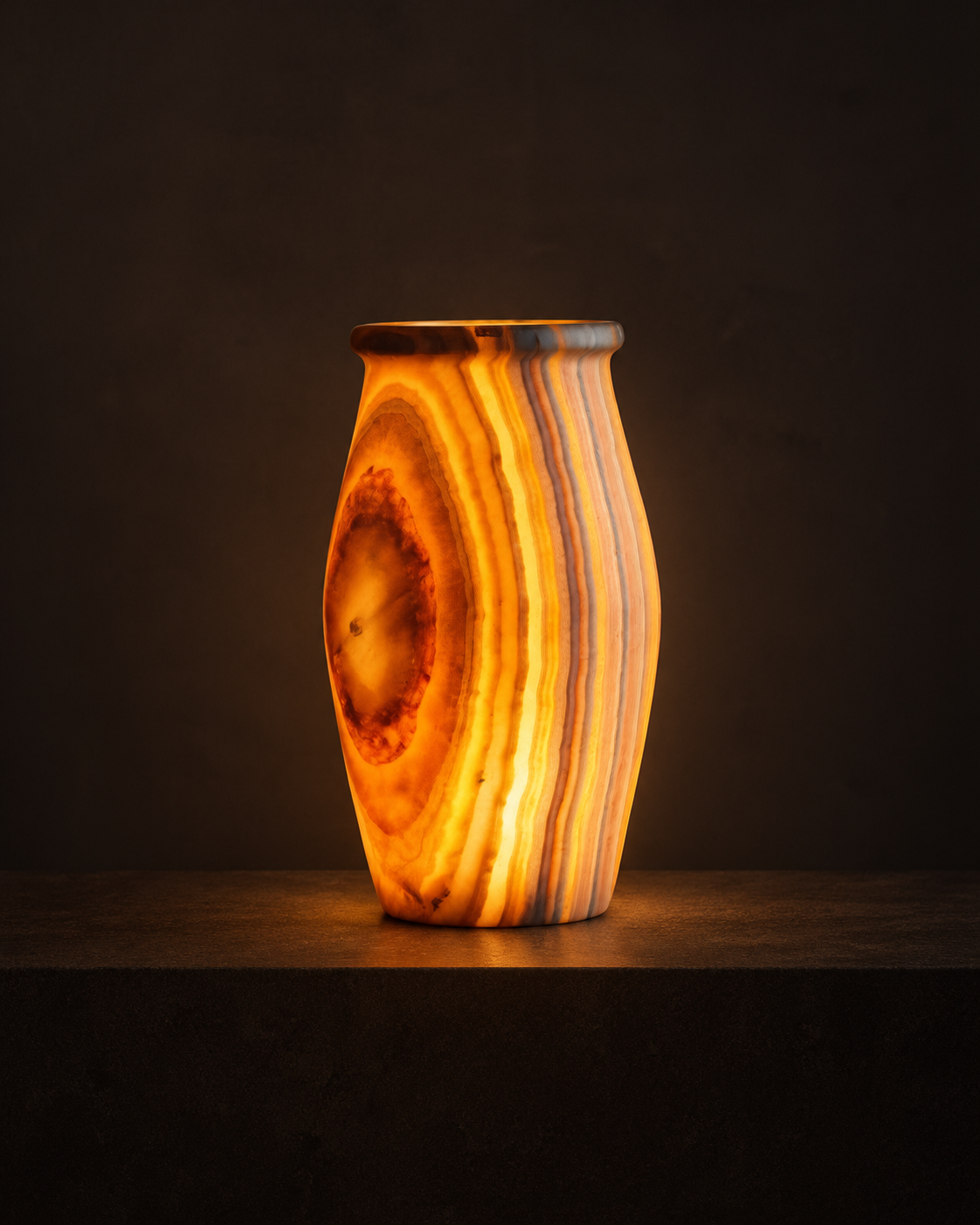 Sunset Banded Vase