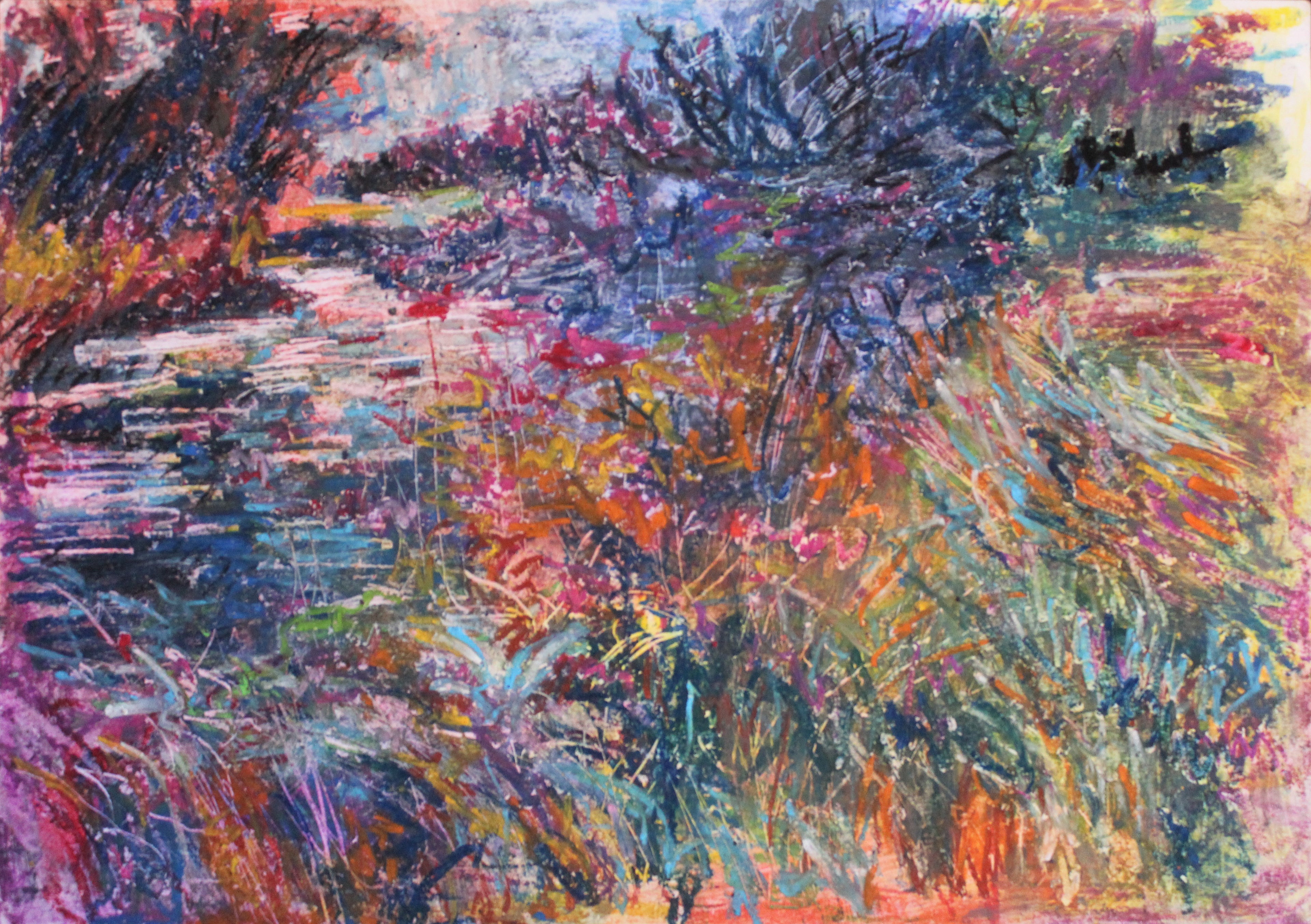 By the river