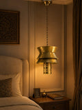 Tiered Brass Pendant